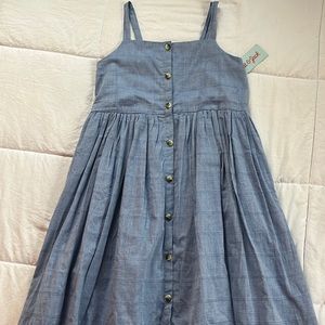 cat and jack blue dress (with tags still attached)